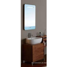 Gabinete de banheiro New Fashion Embossment Cabinet Design Banheiro Vanity Móveis de banheiro Armário espelhado de banheiro (V-14154)